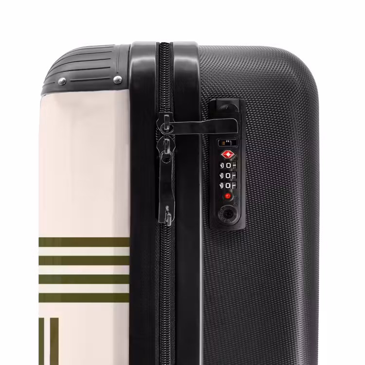 Koffer - Zusammenfassung – Formen – Modern – Grün - Abstract - Vormen - Modern - Groen NBS - Handbagage koffer - Vrouwen middel