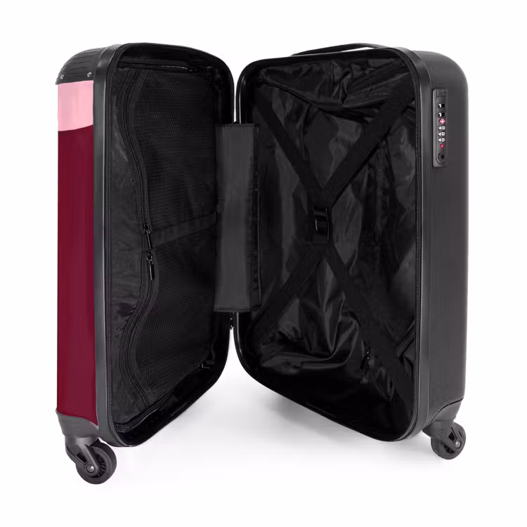 Koffer - Zusammenfassung – Formen – Rosa – Modern – Design - Abstract - Vormen - Roze - Modern - Design NBS - Handbagage koffer - Vrouwen middel