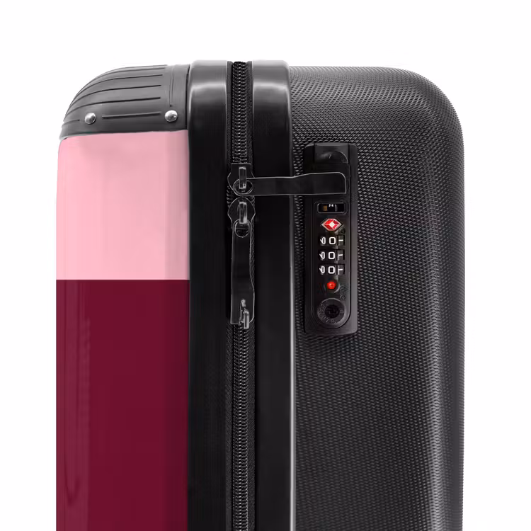 Koffer - Zusammenfassung – Formen – Rosa – Modern – Design - Abstract - Vormen - Roze - Modern - Design NBS - Handbagage koffer - Vrouwen middel