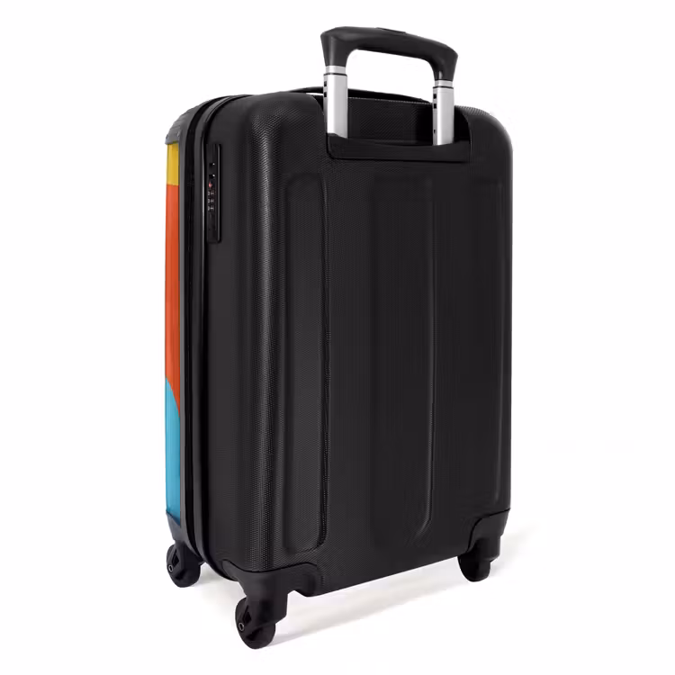 Koffer - Zusammenfassung – Geometrie – Farbenfroh – Modern – Kunst - Abstract - Geometrie - Kleurrijk - Modern - Kunst NBS - Handbagage koffer - Vrouwen middel