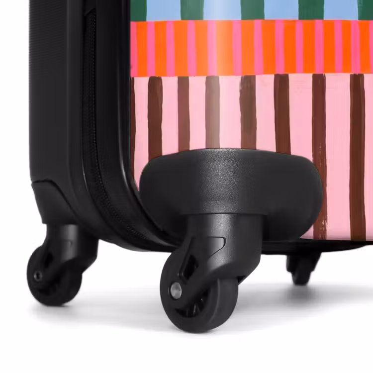Koffer - Zusammenfassung – Streifen – Modern – Farbenfroh – Kunst - Abstract - Strepen - Modern - Kleurrijk - Kunst NBS - Handbagage koffer - Vrouwen middel