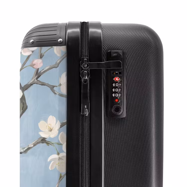 Koffer - Zweige – Kirschblüte – Blau - Takken - Kersenbloesem - Blauw NBS - Handbagage koffer - Vrouwen middel