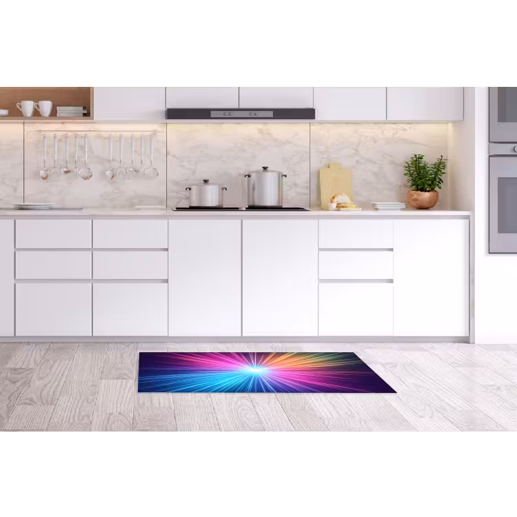 Abstract - Light - Burst - Modern - Colorful Keukenloper - keukenmat middel -sfeer3