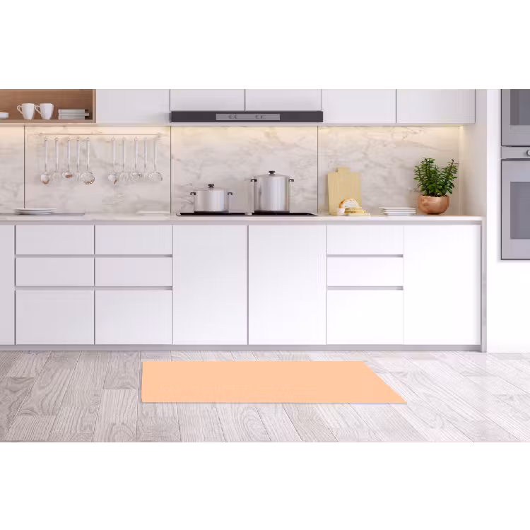 Apricot - Blush - Nude Keukenloper - keukenmat middel 536 -sfeer3