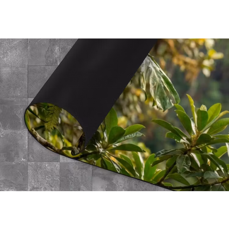 Ara - Jungle - Rood Keukenloper - keukenmat middel -closeup