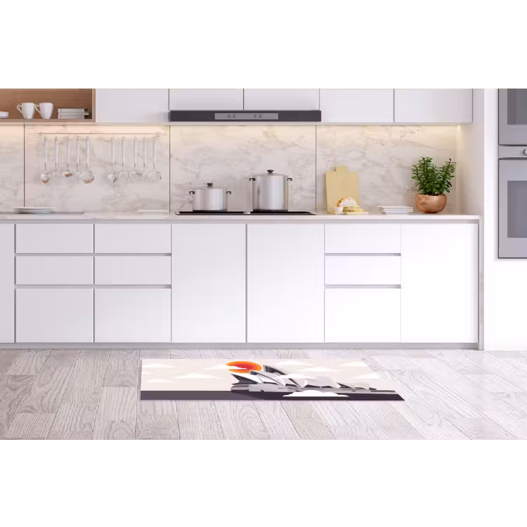 Architectuur - Stadsgezicht - Modern - Grijs - Oranje Keukenloper - keukenmat middel -sfeer3