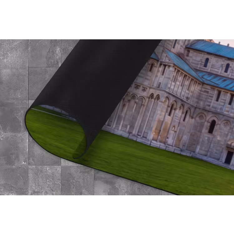 Architectuur - Toren - Pisa - Italië - Zonsondergang Keukenloper - keukenmat middel -closeup