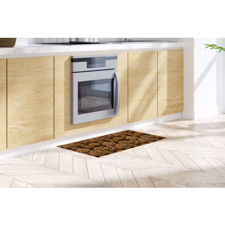 Bomen - Patroon - Bruin Keukenloper - keukenmat middel 536 -sfeer2
