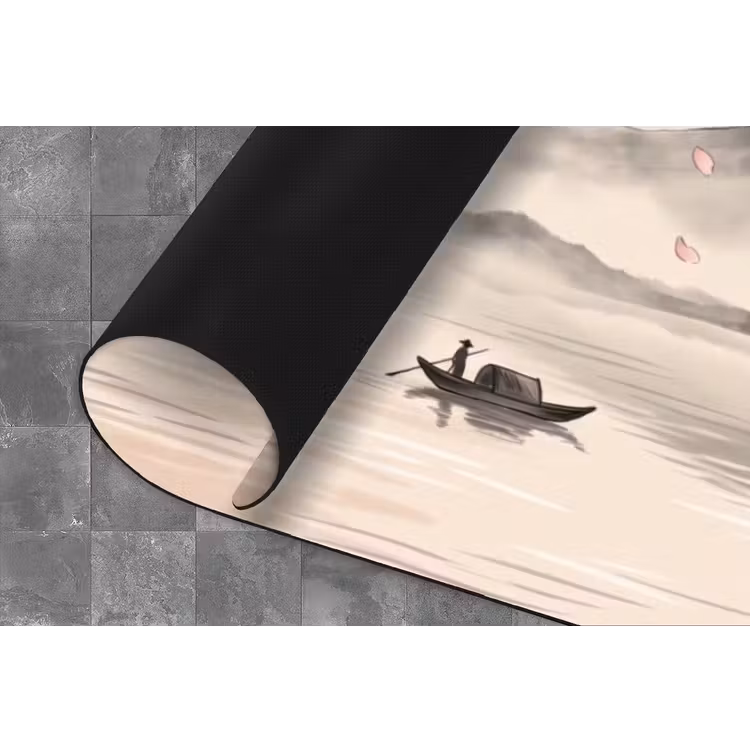 Bergtop - Meer - Bloesem Keukenloper - keukenmat middel -closeup