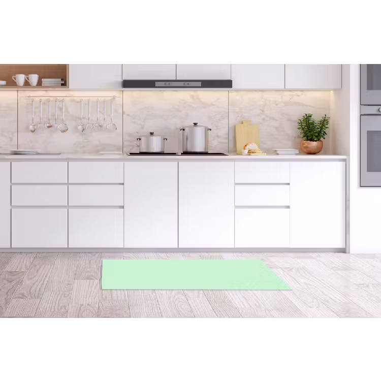 Pale - Mint - Groen Keukenloper - keukenmat middel 536 -sfeer3