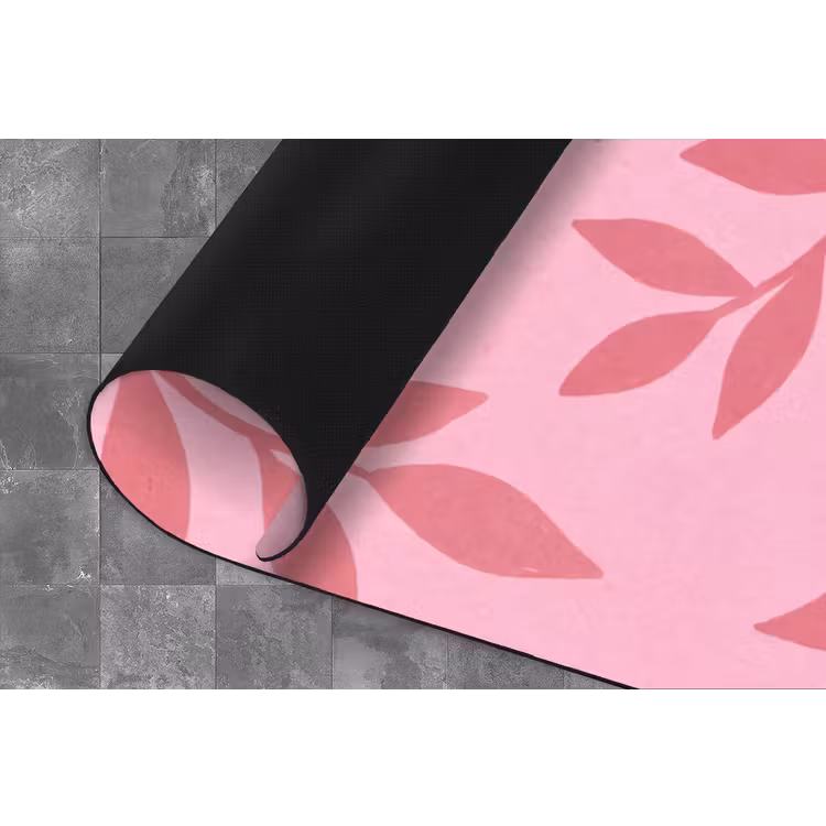 Bloemen - Abstract - Modern - Roze - Natuur Keukenloper - keukenmat middel -closeup