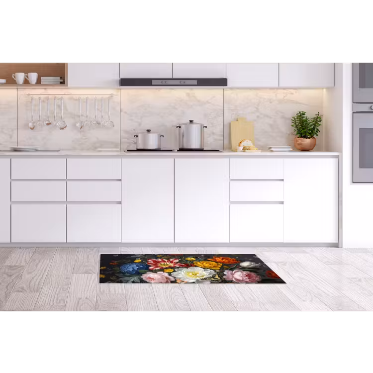 Bloemen - Boeket - Klassiek - Kleurrijk - Natuur Keukenloper - keukenmat middel -sfeer3