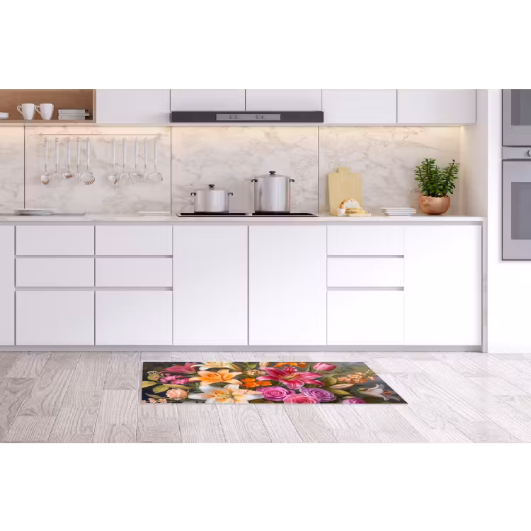 Bloemen - Boeket - Natuur - Kleurrijk - Modern Keukenloper - keukenmat middel -sfeer3