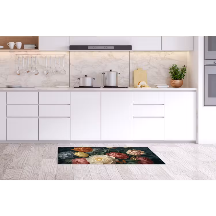 Bloemen - Boeket - Natuur - Klassiek - Donker Keukenloper - keukenmat middel -sfeer3