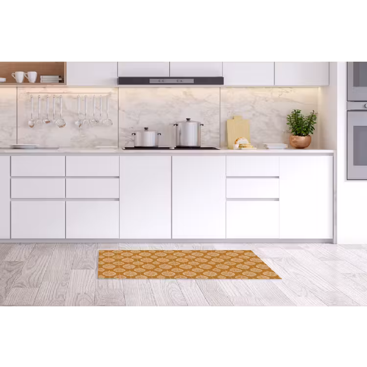 Bloemen - Modern - Oker Keukenloper - keukenmat middel 536 -sfeer3