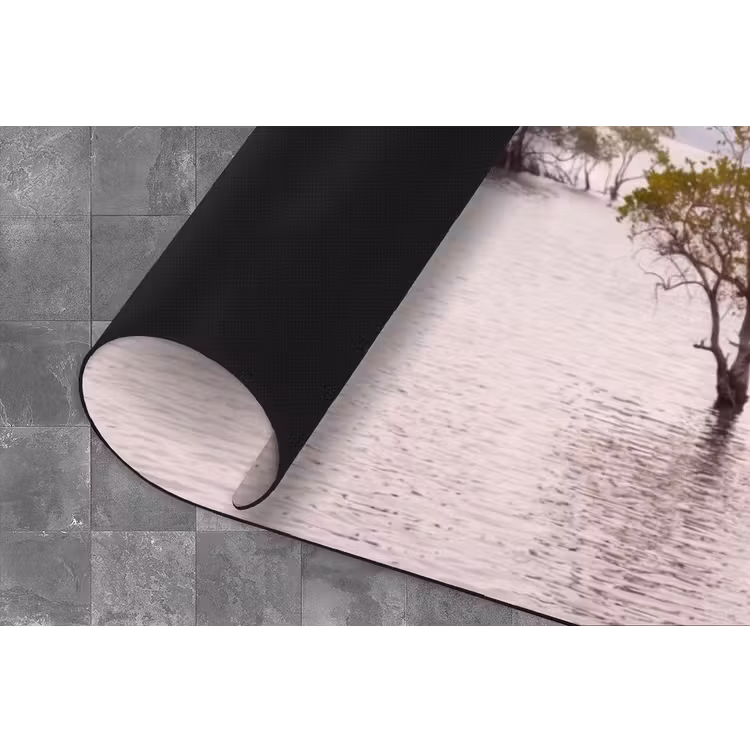 Boot - Zeil - Water - Tropisch - Natuur Keukenloper - keukenmat middel -closeup