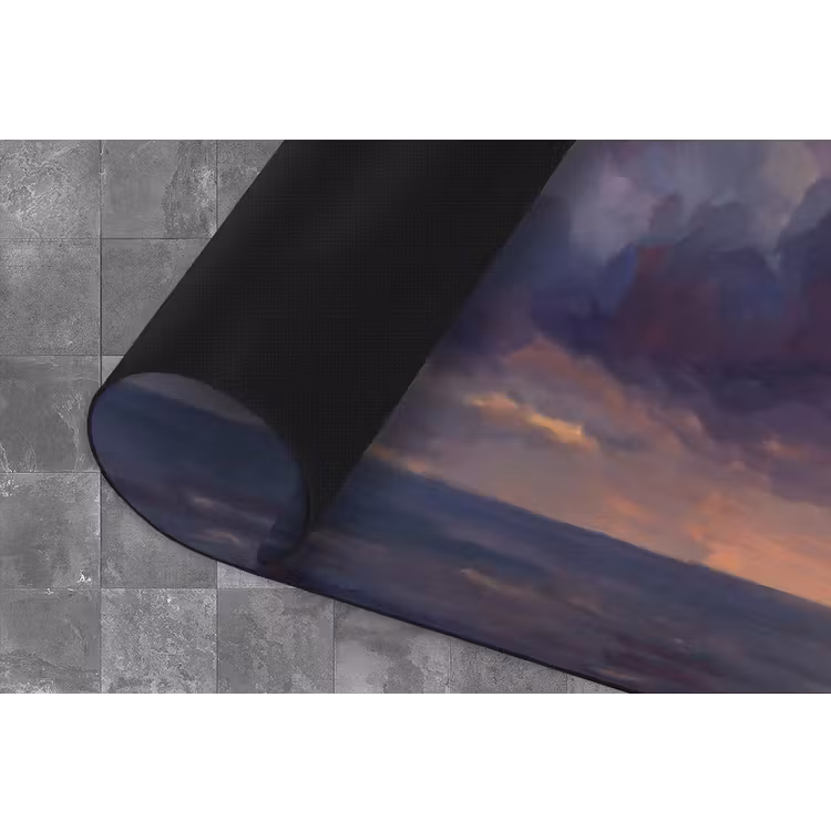 Boot - Zonsondergang - Zee - Natuur - Goud Keukenloper - keukenmat middel -closeup