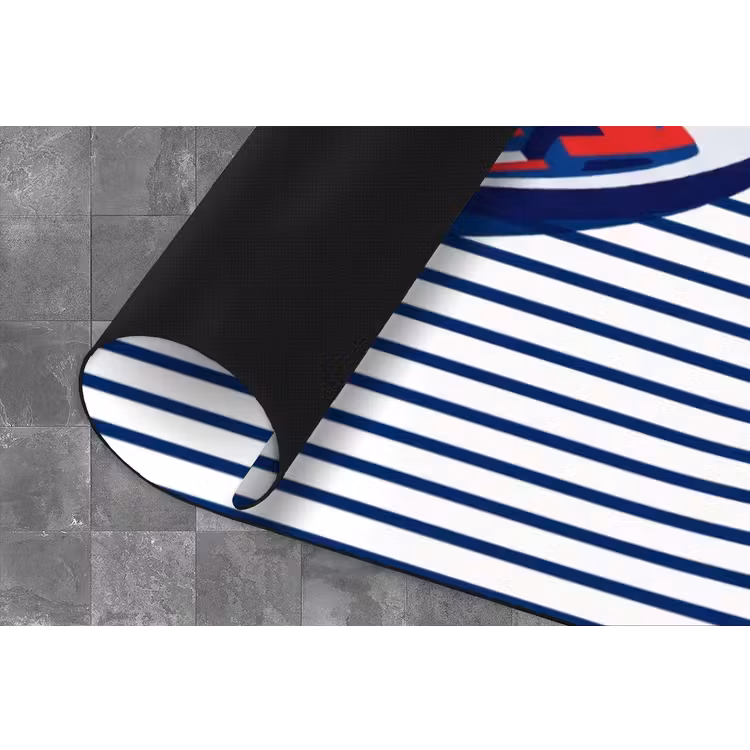 Boot - Water - Abstract - Blauw Keukenloper - keukenmat middel -closeup