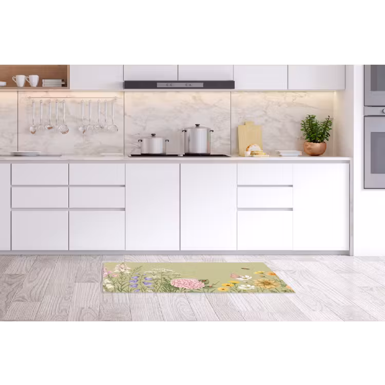 Botanisch - Bloemen - Kleurrijk Keukenloper - keukenmat middel -sfeer3