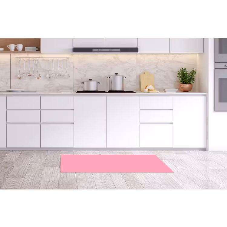 Bubblegum - Pink - Roze Keukenloper - keukenmat middel 536 -sfeer3