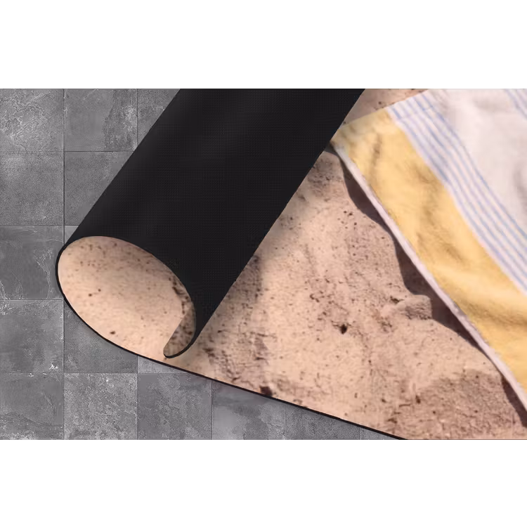 Boek - Zonnebril - Strand - Zomer - Geel Keukenloper - keukenmat middel -closeup