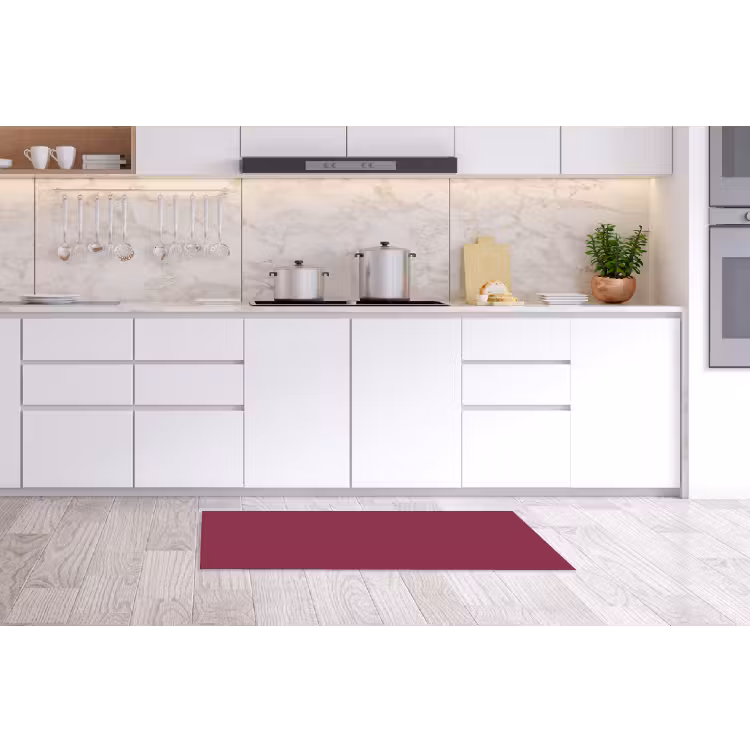 Deep - Rasberry - Rood Keukenloper - keukenmat middel 536 -sfeer3
