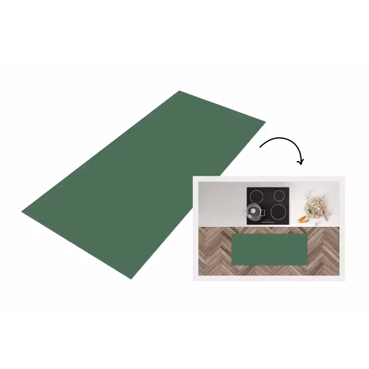 Deep - Sagewood - Groen Keukenloper - keukenmat middel 536 -3d