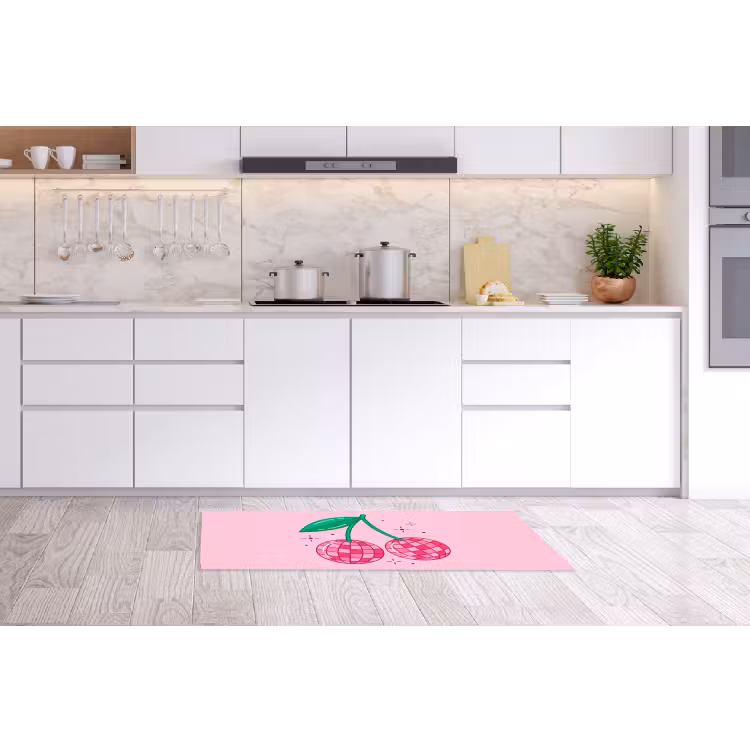 Decoratie - Disco-bal - Feest - Roze Keukenloper - keukenmat middel -sfeer3