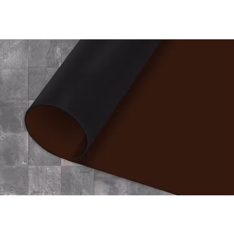 Dark - Chocolate - Bruin Keukenloper - keukenmat middel 536 -closeup