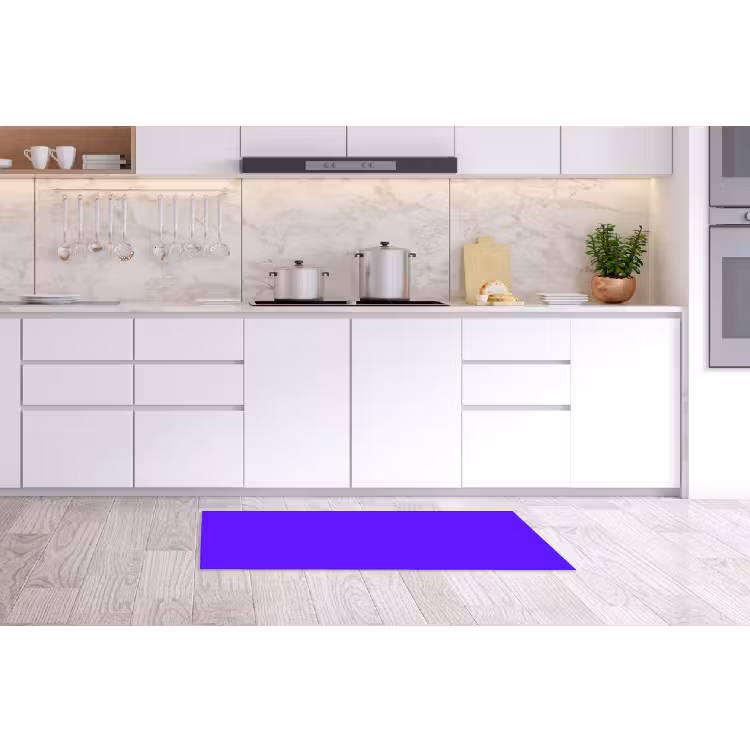 Electric - Indigo - Paars Keukenloper - keukenmat middel 536 -sfeer3