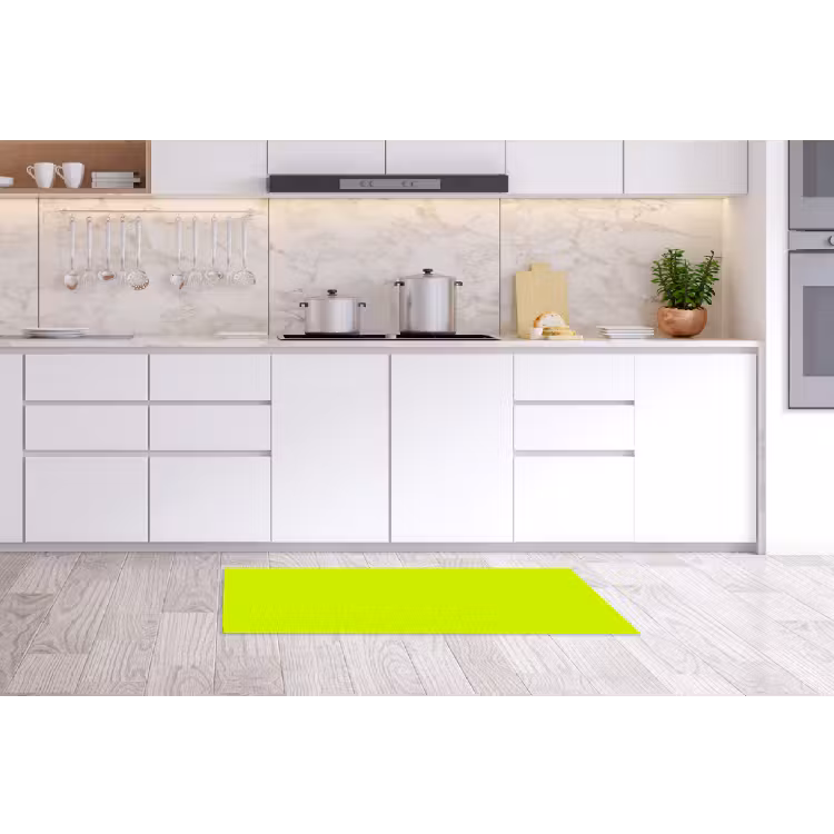 Electric - Lemon - Geel Keukenloper - keukenmat middel 536 -sfeer3