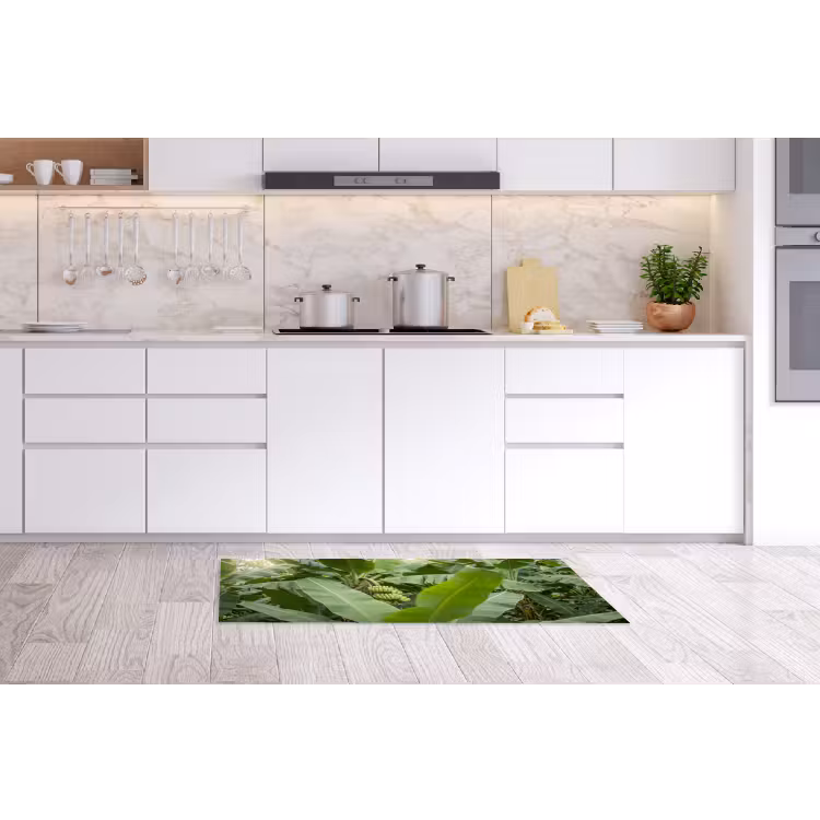 Eten - Bananen - Plantage - Groen Keukenloper - keukenmat middel -sfeer3