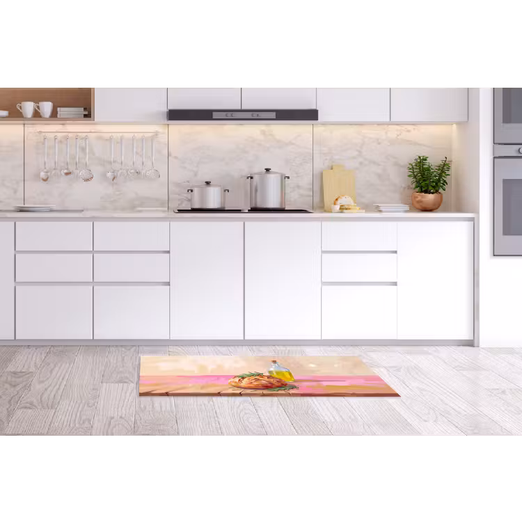 Eten - Brood - Olijfolie - Abstract - Keuken Keukenloper - keukenmat middel -sfeer3