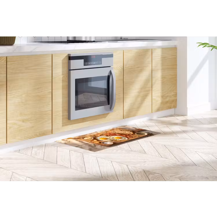 Eten - Ontbijt - Hout - Rustiek - Geel Keukenloper - keukenmat middel -sfeer2