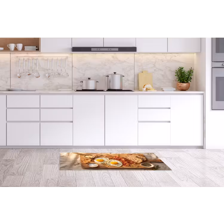 Eten - Ontbijt - Hout - Rustiek - Geel Keukenloper - keukenmat middel -sfeer3