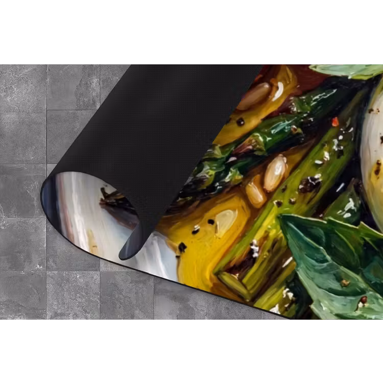 Eten - Groenten - Kaas - Modern - Vers Keukenloper - keukenmat middel -closeup