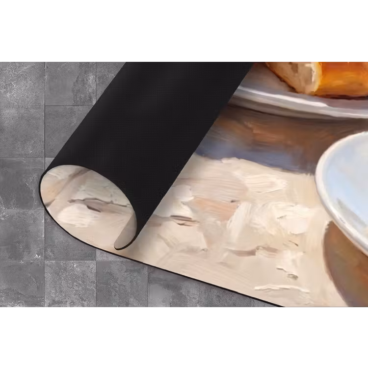 Eten - Middellandse Zee - Natuur - Geschilderd Keukenloper - keukenmat middel -closeup