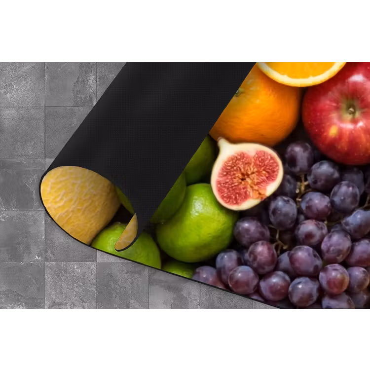 Eten - Fruit - Groenten - Vers - Kleurrijk Keukenloper - keukenmat middel -closeup
