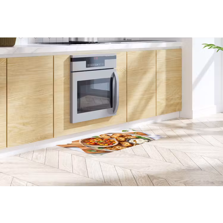 Eten - Tomaat - Brood - Kleurrijk - Keuken Keukenloper - keukenmat middel -sfeer2