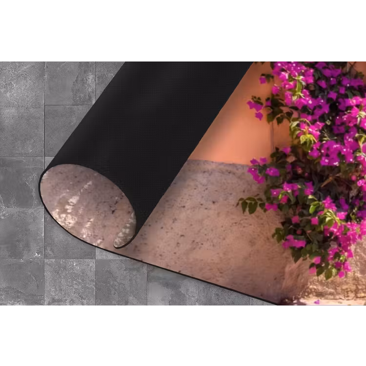 Voertuig - Roze - Kust - Zomer - Reizen Keukenloper - keukenmat middel -closeup