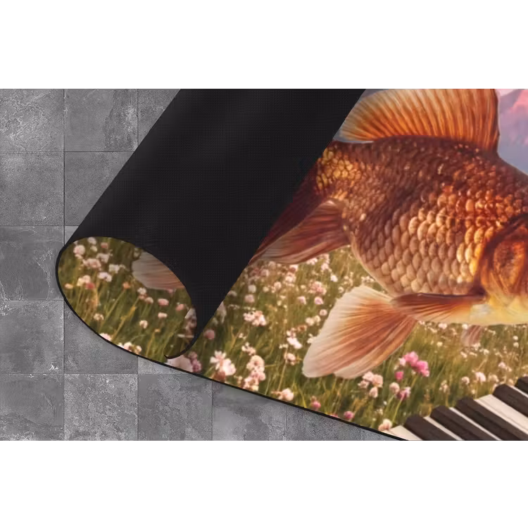 Küchenläufer - Fisch – Natur – Abstrakt - Vis - Natuur - Abstract Keukenloper - keukenmat middel