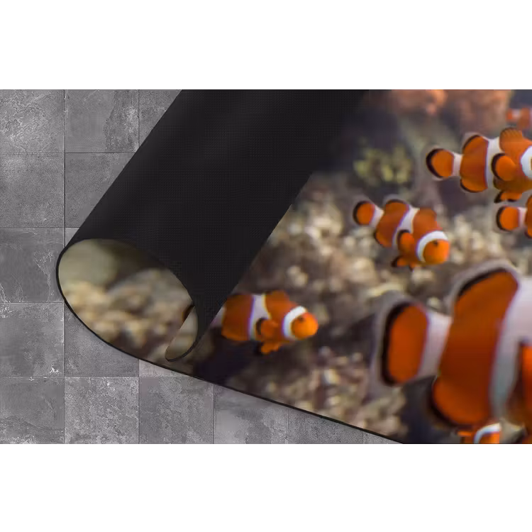 Vis - School - Onderwater - Dieren - Oranje Keukenloper - keukenmat middel -closeup