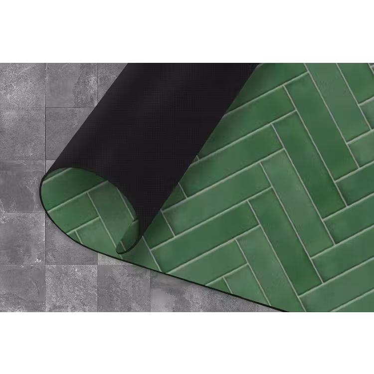 Visgraat - Wandtegel - Bosgroen Keukenloper - keukenmat middel 536 -closeup