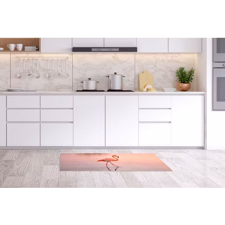 Flamingo - Water - Roze Keukenloper - keukenmat middel -sfeer3