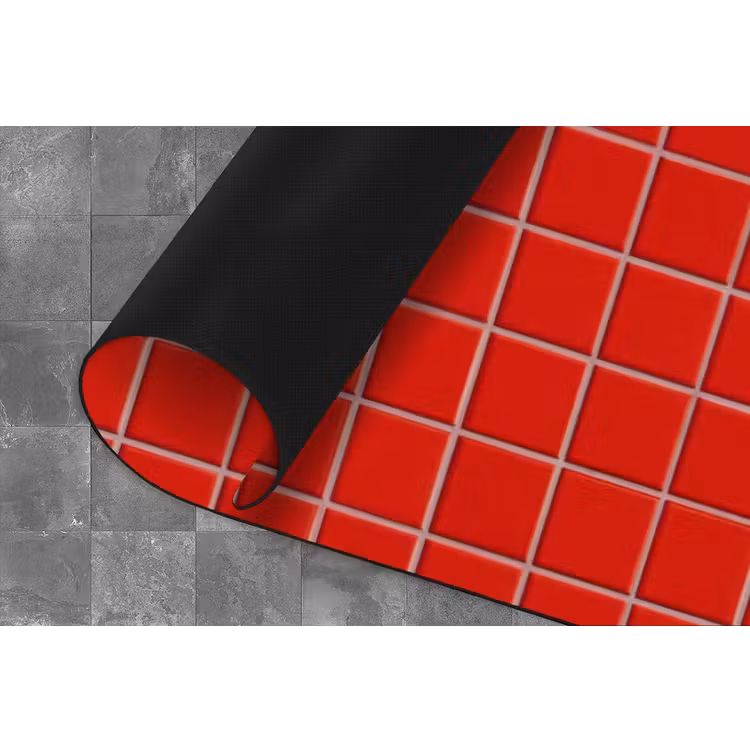 Tegel - Patroon - Kersen - Rood Keukenloper - keukenmat middel 536 -closeup
