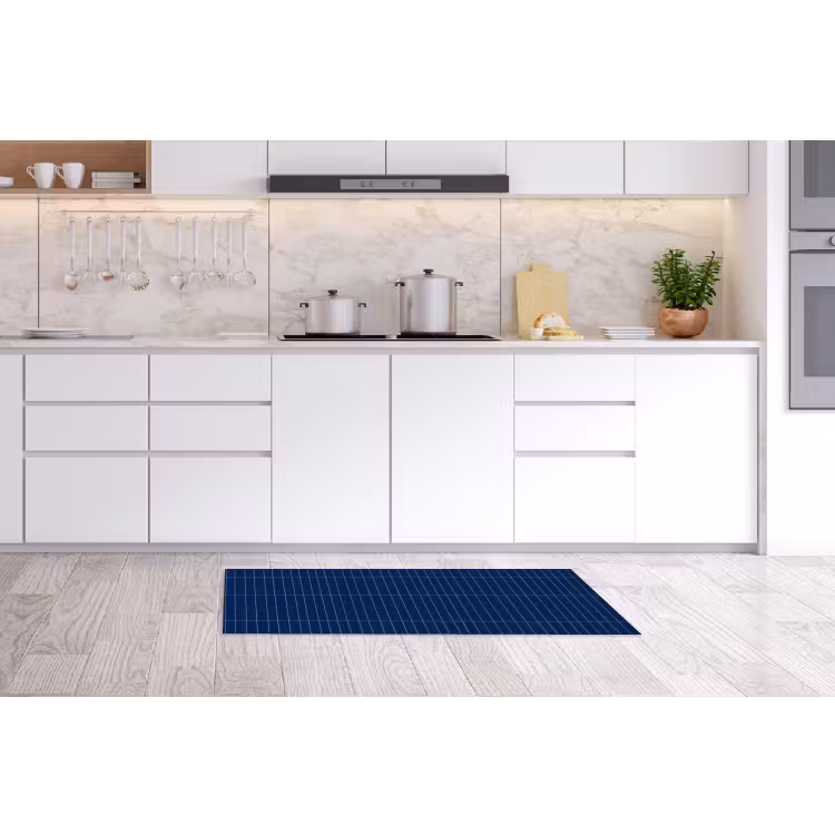 Tegels - Langwerpig - Blauw Keukenloper - keukenmat middel 536 -sfeer3