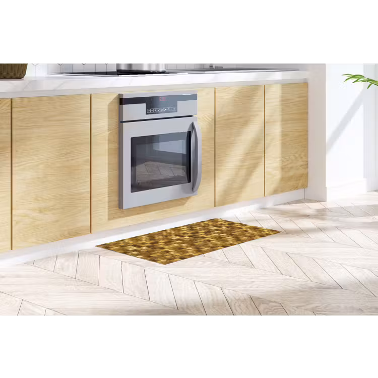 Tegels - Mozaïek - Luxe - Warm Goud Keukenloper - keukenmat middel 536 -sfeer2
