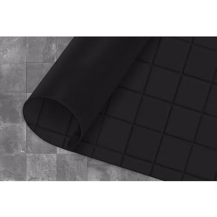 Tegels - Patroon - Mat - Zwart Keukenloper - keukenmat middel 536 -closeup