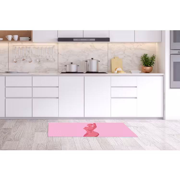 Vrouw - Lichaam - Abstract - Roze Keukenloper - keukenmat middel -sfeer3