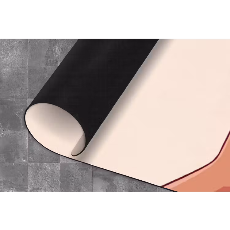 Vrouw - Zonnebril - Mode - Rood - Illustratie Keukenloper - keukenmat middel -closeup